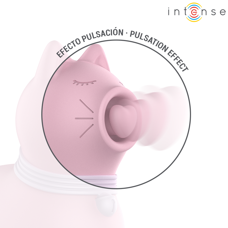 INTENSE FUN TOYS Stimulateur Langue Effet Pulsation Marie Pink — vue arrière