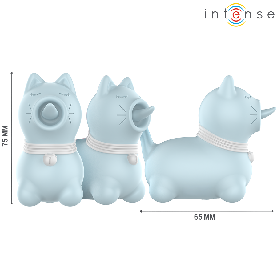 INTENSE FUN TOYS Stimulateur Duchesse Langue Rotative 360º Bleu — vue alternative