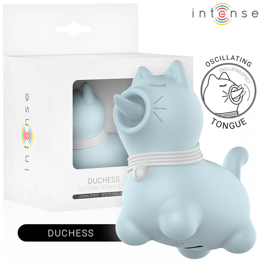 INTENSE FUN TOYS Stimulateur Duchesse Langue Rotative 360º Bleu - Aura Intime