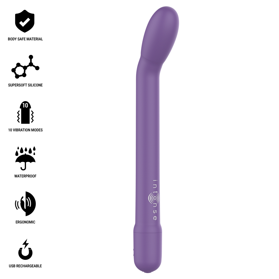 INTENSE HIGH TECH Stimulateur Point G Rechargeable Karlie Violet — vue détaillée