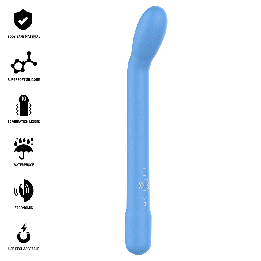 INTENSE HIGH TECH Stimulateur Point G Rechargeable Karlie Bleu — vue détaillée