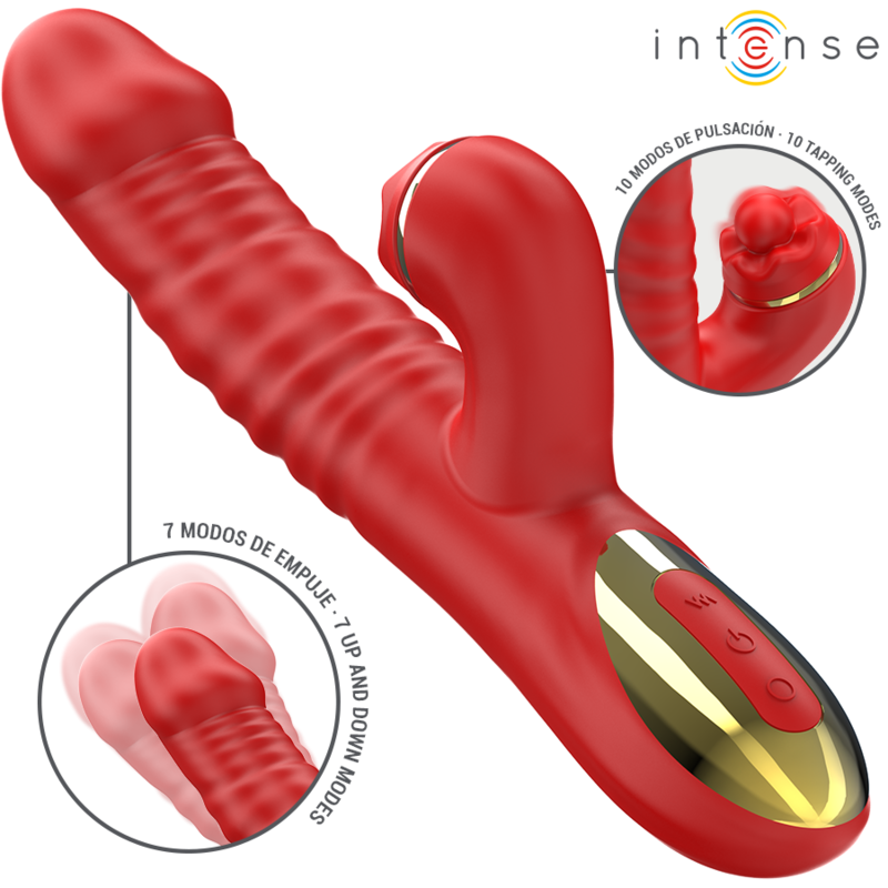 INTENSE HIGH TECH Thalia Vibration & Poussée & Tapping Rouge — vue détaillée