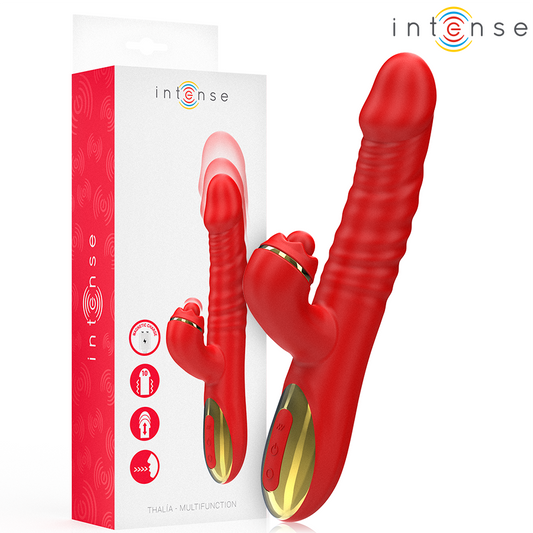 INTENSE HIGH TECH Thalia Vibration & Poussée & Tapping Rouge - Aura Intime