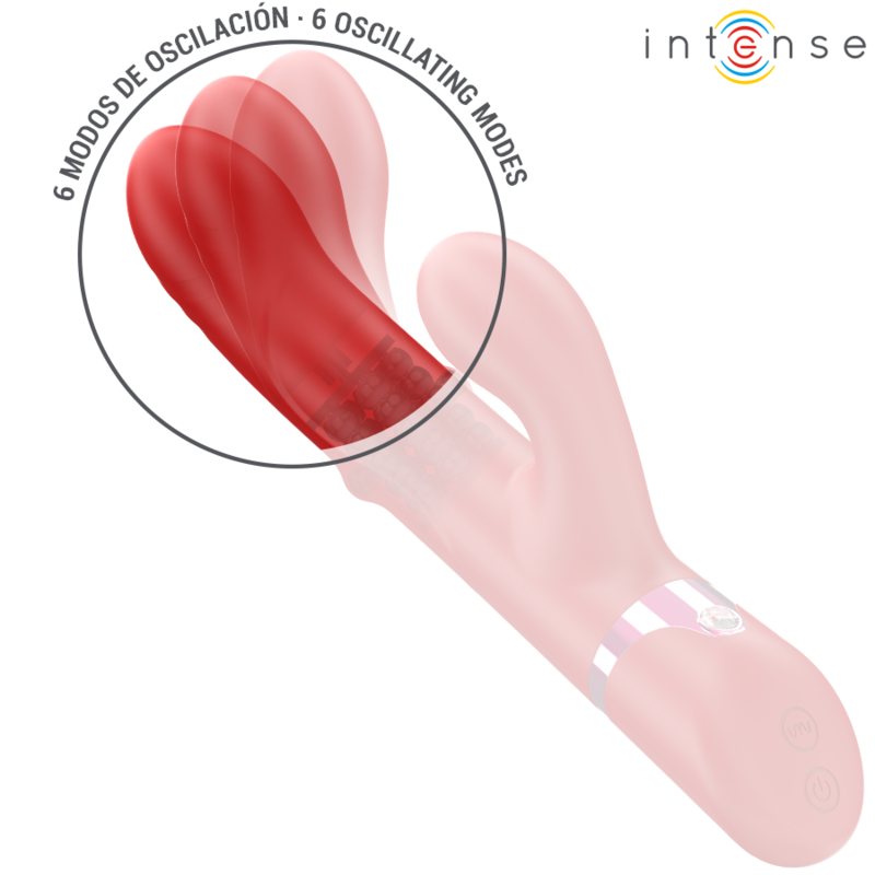 INTENSE HIGH TECH Lele Vibrateur Multifonction Rotatif & Oscillant & Stimul... — vue arrière