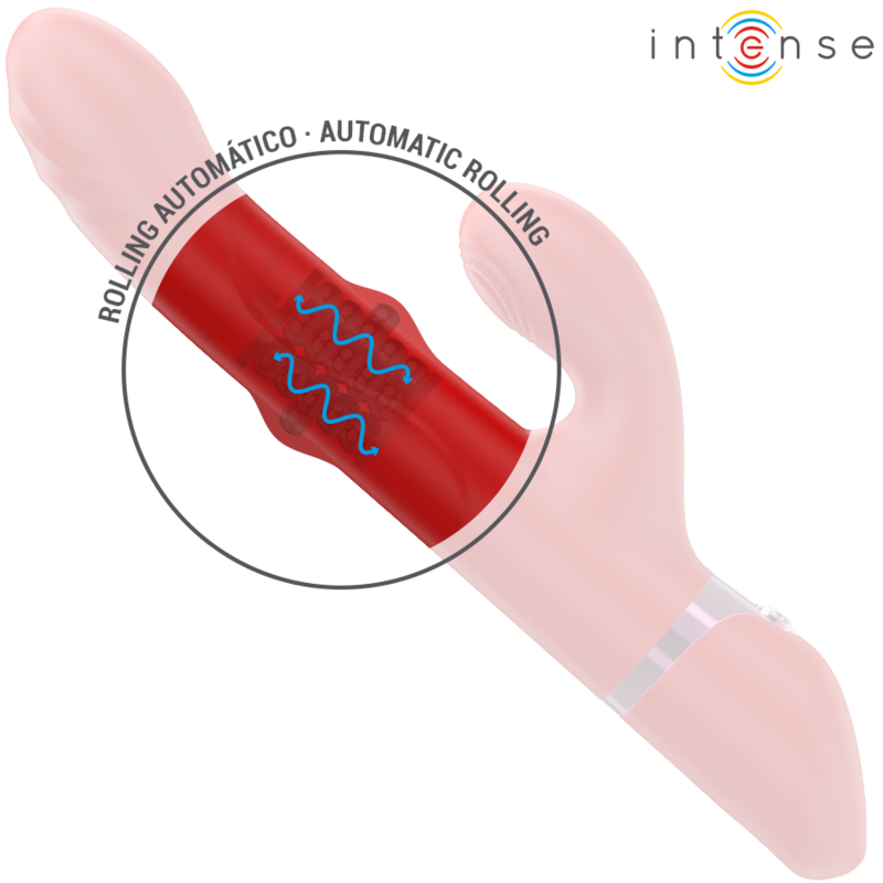 INTENSE HIGH TECH Lele Vibrateur Multifonction Rotatif & Oscillant & Stimul... — accessoires inclus