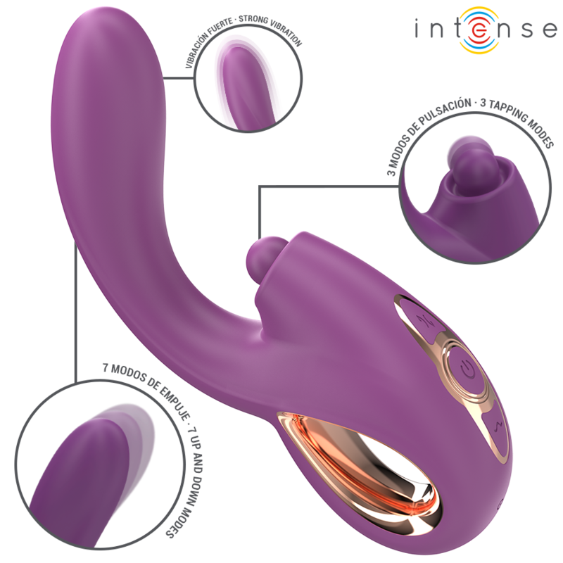 INTENSE HIGH TECH Lali Vibrateur Multifonction Point G Tapping & Thrust & V... — vue détaillée