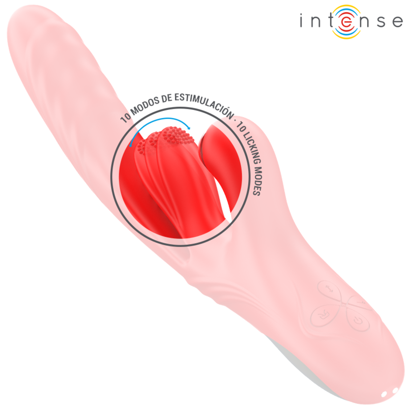INTENSE HIGH TECH Rosalia Vibrateur Multifonction 3 1 Rouge — accessoires inclus