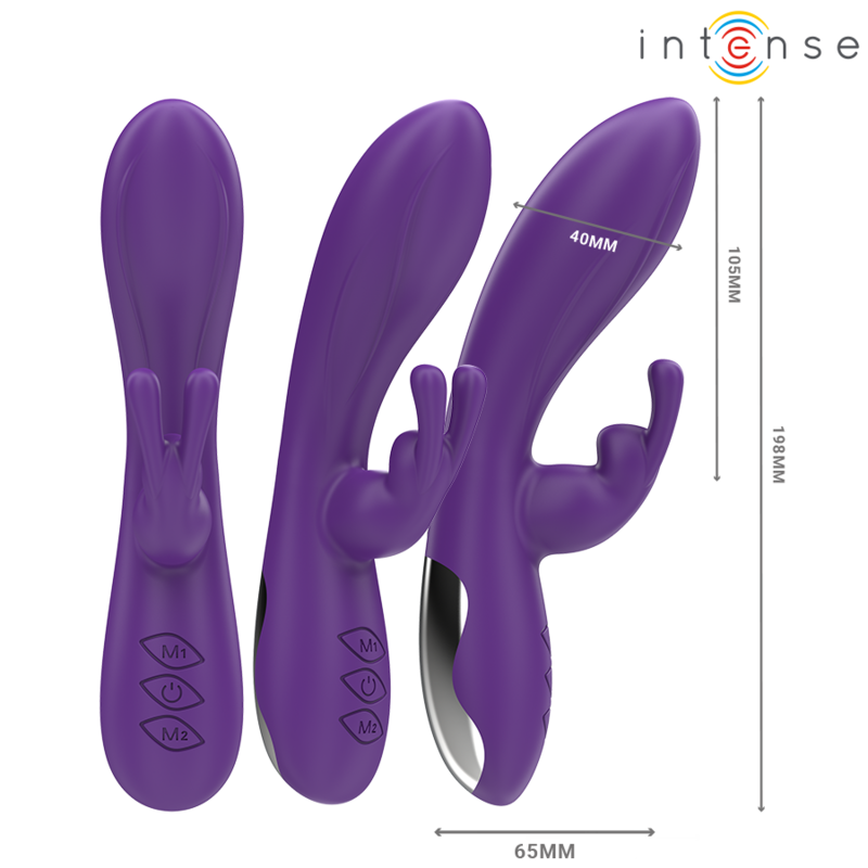 INTENSE HIGH TECH Randall Vibrateur Rabbit 10 Vibrations Violet — vue alternative
