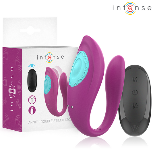 INTENSE REMOTE CONTROL Annie Vibrateur Stimulateur U Violet Télécommande - Aura Intime