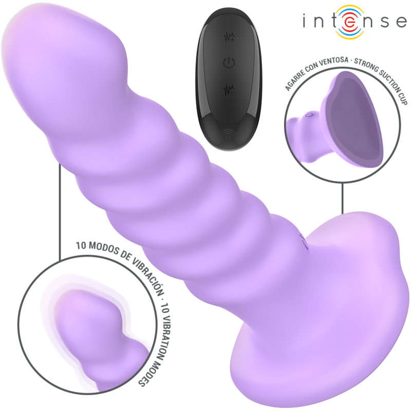 INTENSE REMOTE CONTROL Brenda Vibrateur Taille M Design Spirale 10 Vibrations Vi... — vue détaillée
