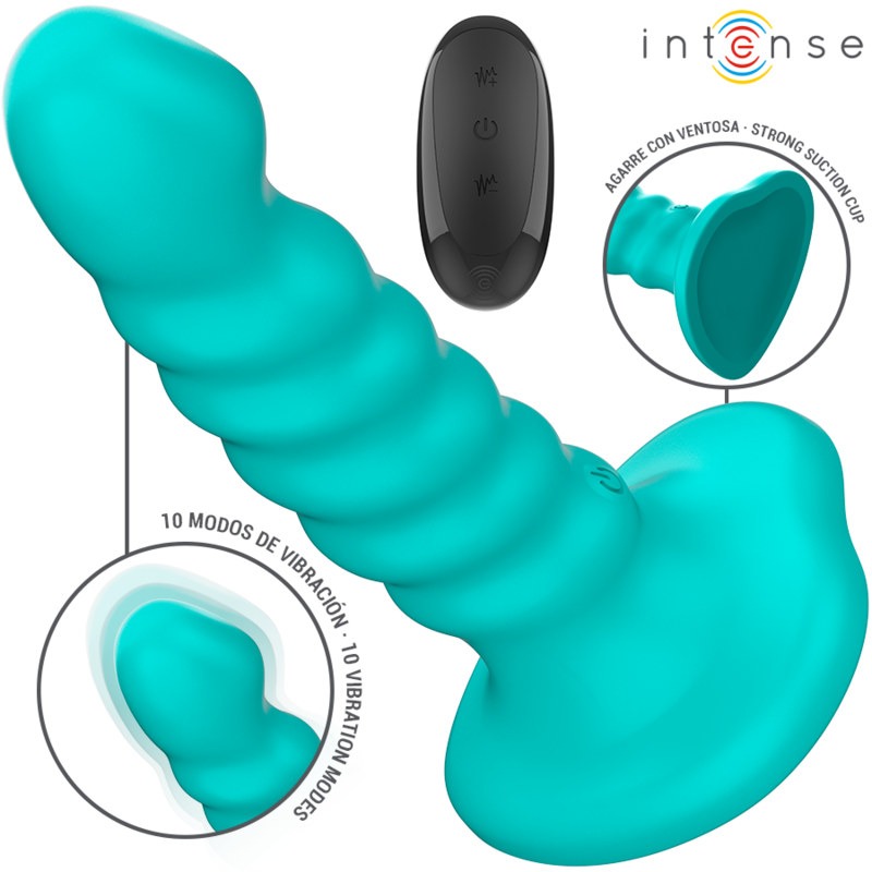 INTENSE REMOTE CONTROL Buffy Vibrateur Taille S Design Spirale 10 Vibrations Tél... — vue détaillée