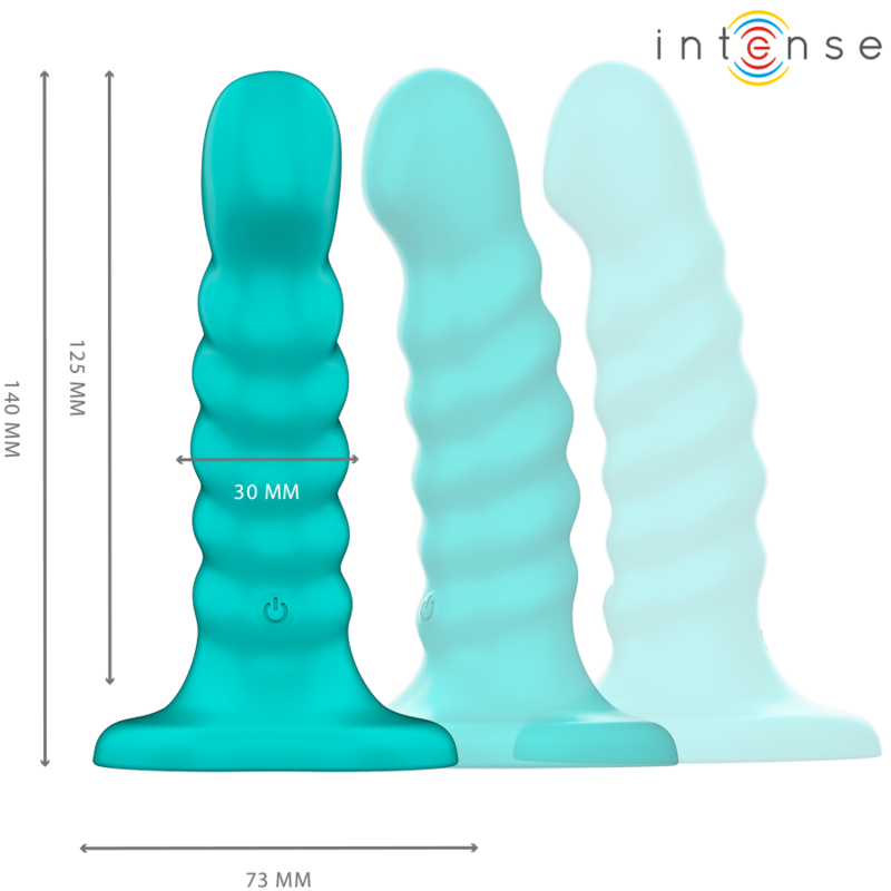 INTENSE REMOTE CONTROL Buffy Vibrateur Taille S Design Spirale 10 Vibrations Tél... — vue alternative