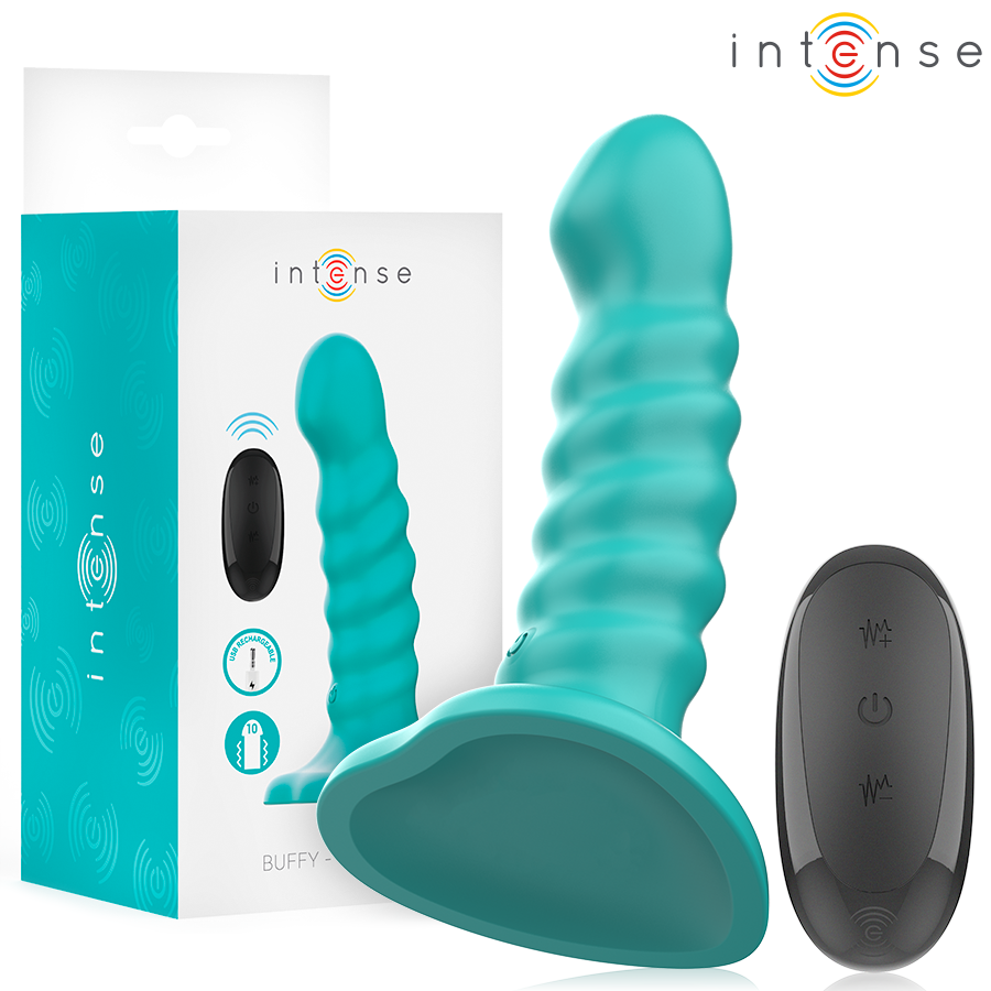 INTENSE REMOTE CONTROL Buffy Vibrateur Taille S Design Spirale 10 Vibrations Tél... - Aura Intime