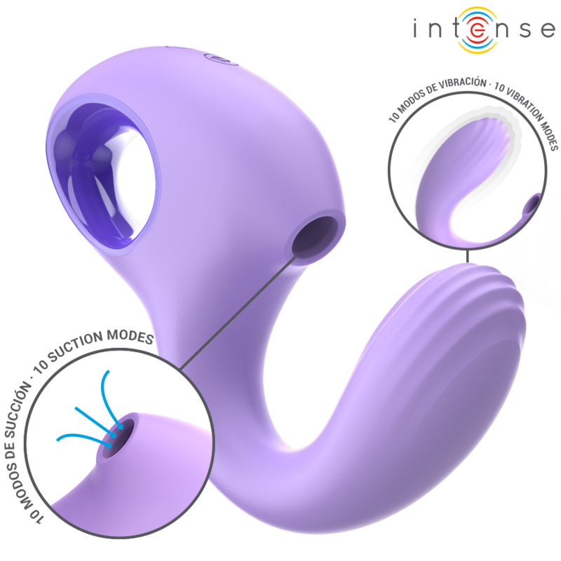 INTENSE HIGH TECH Baxter Vibrateur & Stimulateur Violet — vue détaillée