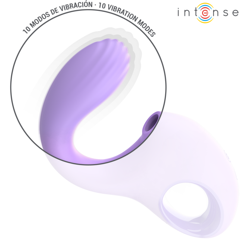 INTENSE HIGH TECH Baxter Vibrateur & Stimulateur Violet — vue arrière