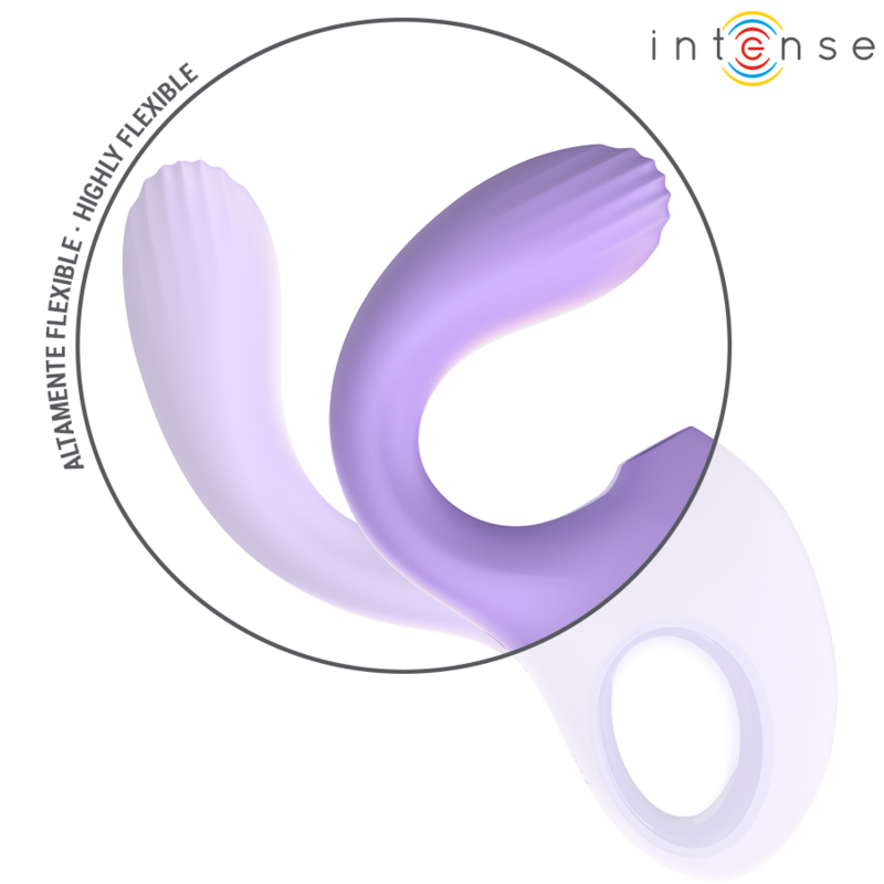 INTENSE HIGH TECH Baxter Vibrateur & Stimulateur Violet — accessoires inclus