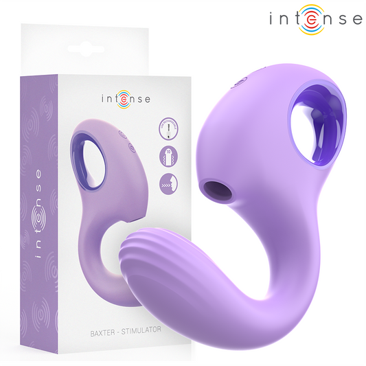 INTENSE HIGH TECH Baxter Vibrateur & Stimulateur Violet - Aura Intime