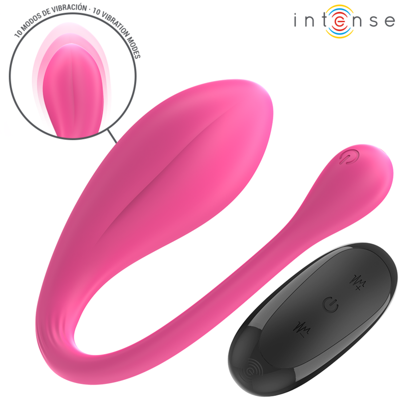 INTENSE REMOTE CONTROL Janice U Vibrateur Double Stimulation 10 Vibrations Rose ... — vue détaillée
