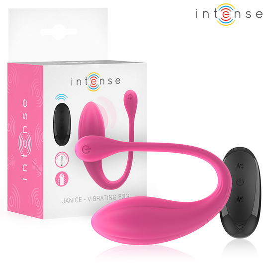 INTENSE REMOTE CONTROL Janice U Vibrateur Double Stimulation 10 Vibrations Rose ... - Aura Intime