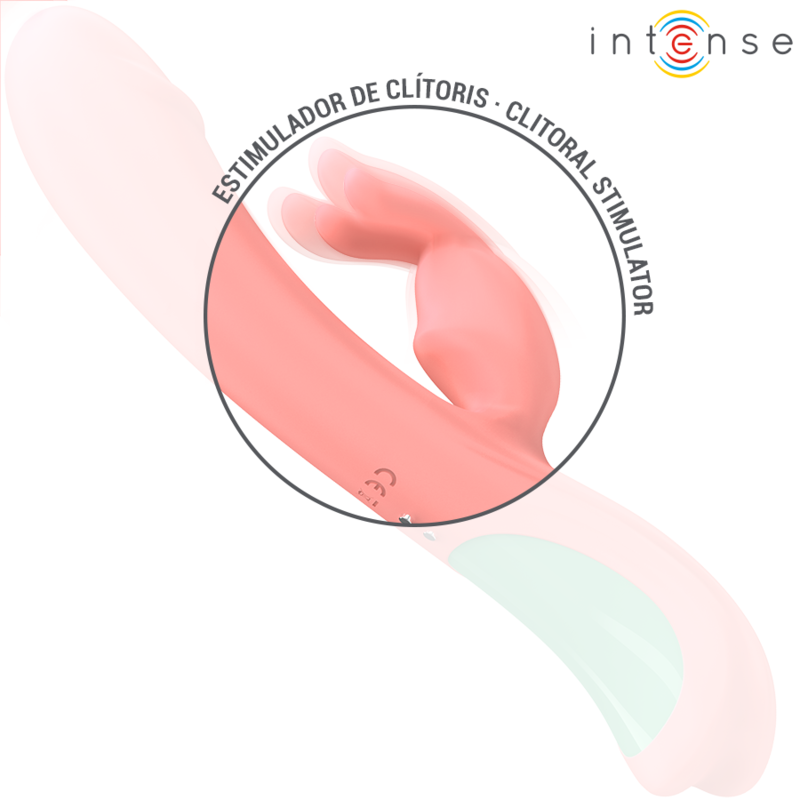 INTENSE HIGH TECH Rachel Vibrateur Rabbit 5 Vibrations Rose — accessoires inclus