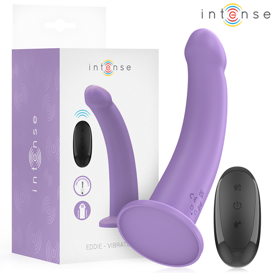 INTENSE REMOTE CONTROL Eddie Vibrateur 17,5 Cm 10 Vibrations Violet Télécommande - Aura Intime