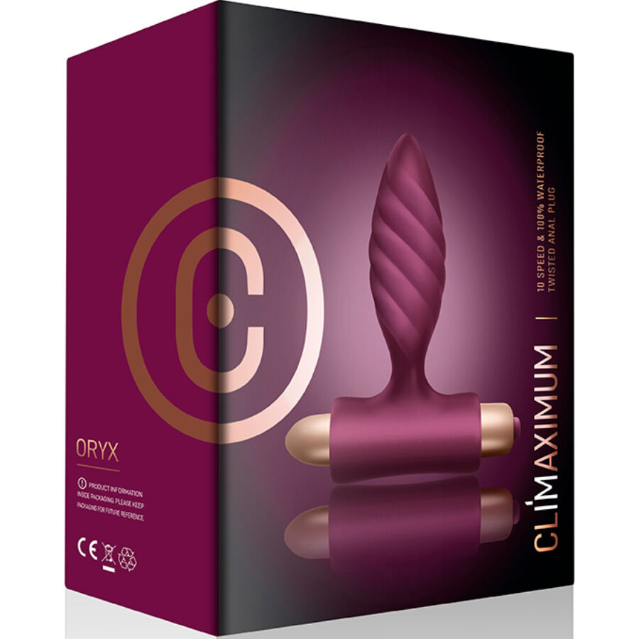CLIMAXIMUM PLUG ANAL TORSADÉ ORYX — vue alternative