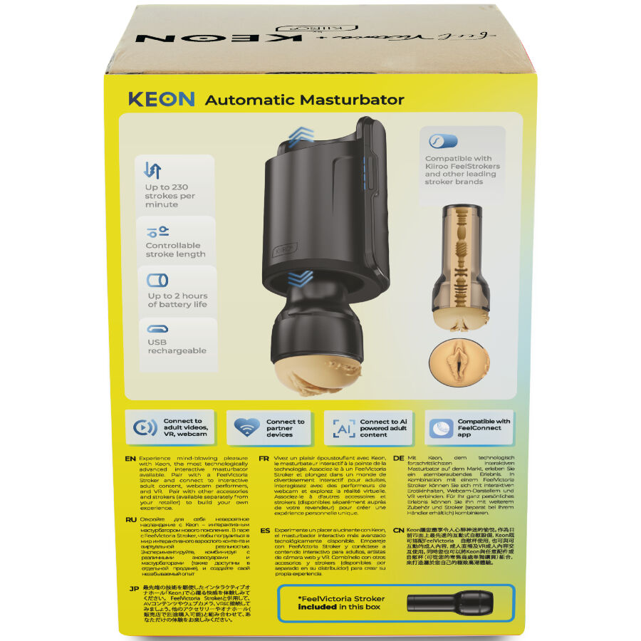 KIIROO Keon Wifi Combo Victoria June Masturbateur Automatique + ... — vue détaillée