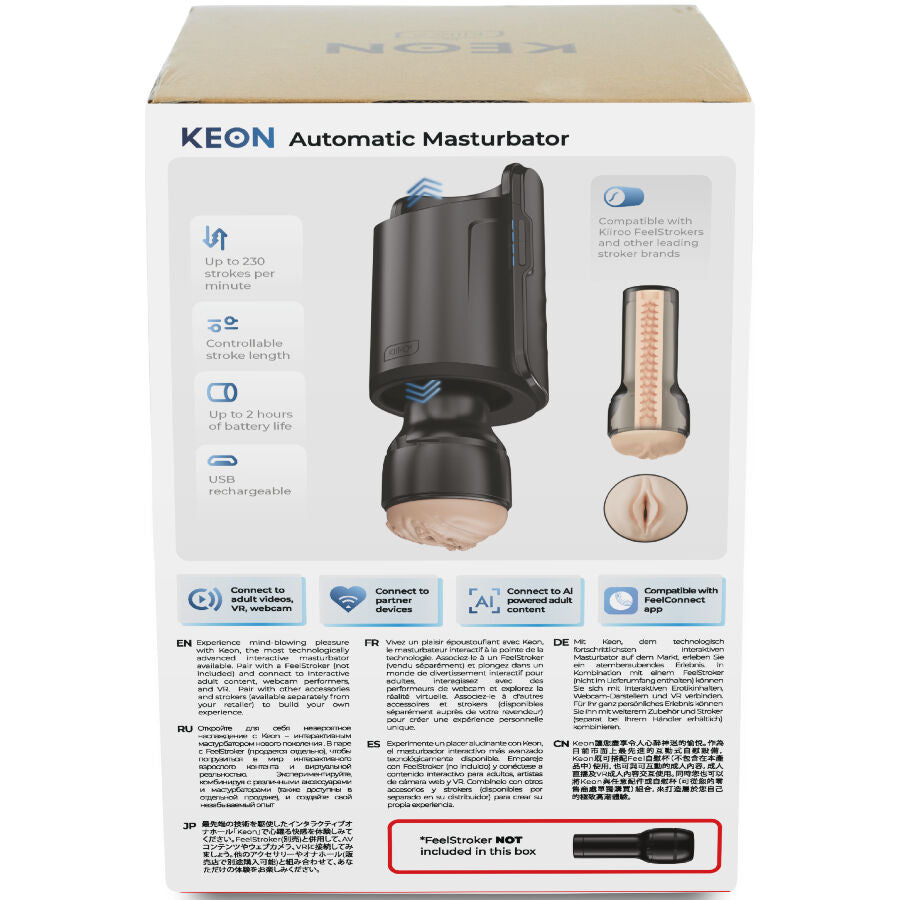 KIIROO Masturbateur Automatique Wifi Keon — vue détaillée