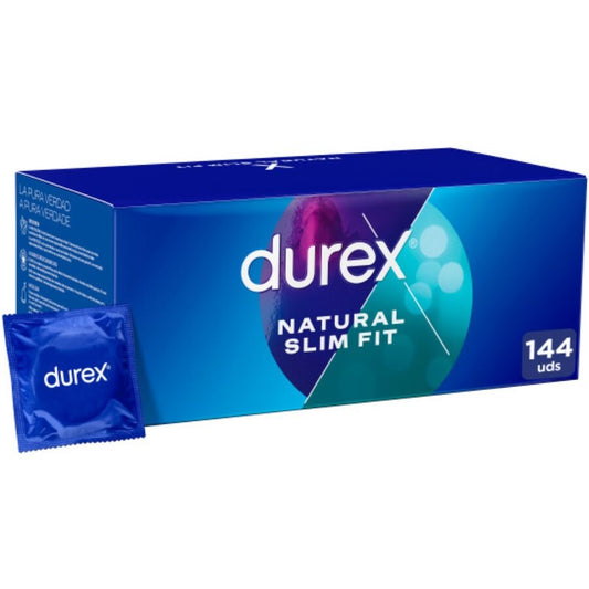 DUREX CONDOMS Base Naturel Slim Fit 144 Unités - Aura Intime