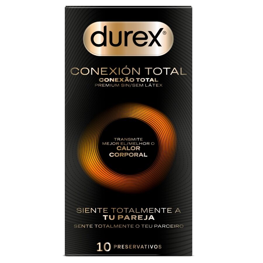DUREX CONDOMS Connexion Totale Ultra Fine Plus Sans Latex 10 Unités - Aura Intime