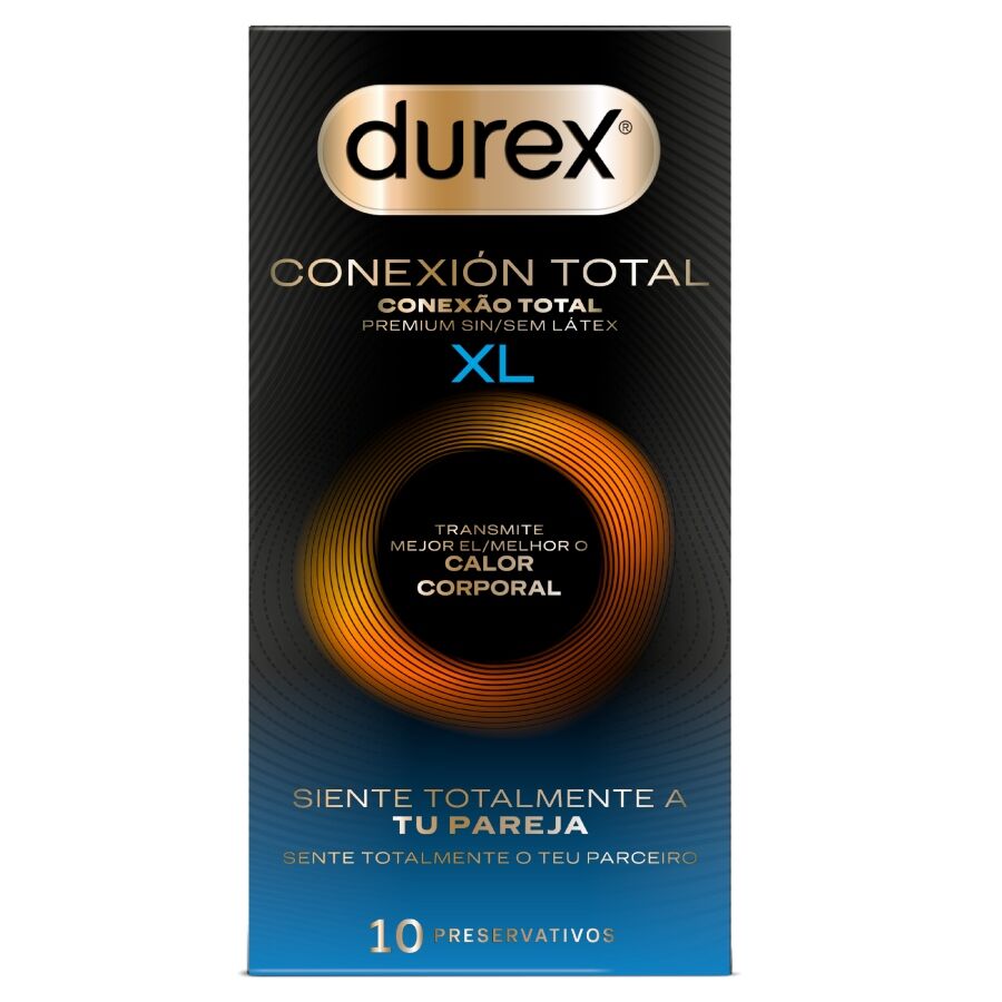 DUREX CONDOMS Connexion Totale Xl Ultra Fine Plus Sans Latex 10 Unités - Aura Intime