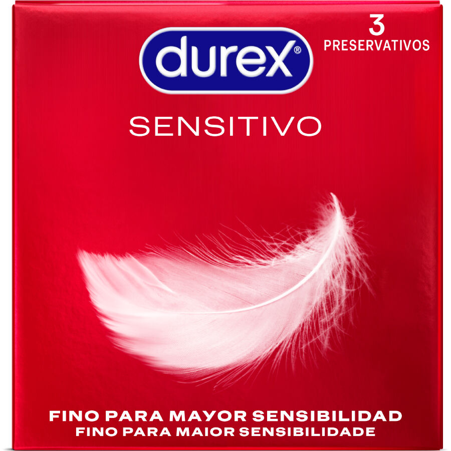 DUREX CONDOMS Préservatifs Sensitive 3 Unités - Aura Intime