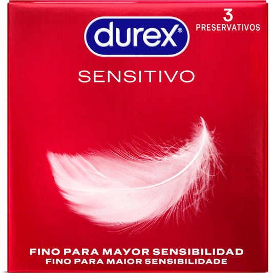 DUREX CONDOMS Préservatifs Sensitive 3 Unités - Aura Intime