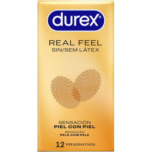 DUREX CONDOMS Préservatifs Real Feel Sans Latex 12 Unités - Aura Intime