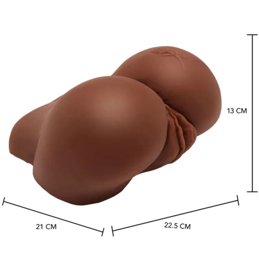 ACT Masturbateur Réaliste Big Ass Vibrateur Marron — vue alternative