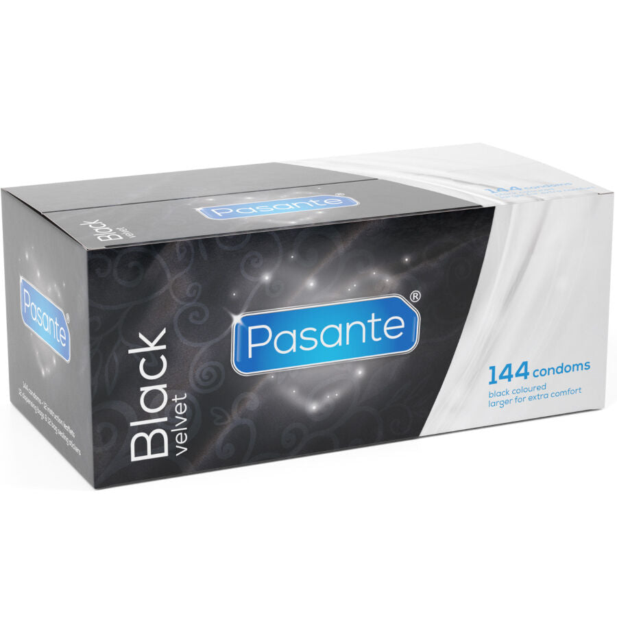 PASANTE Préservatifs Velours Noir Boîte 144 Unités - Aura Intime