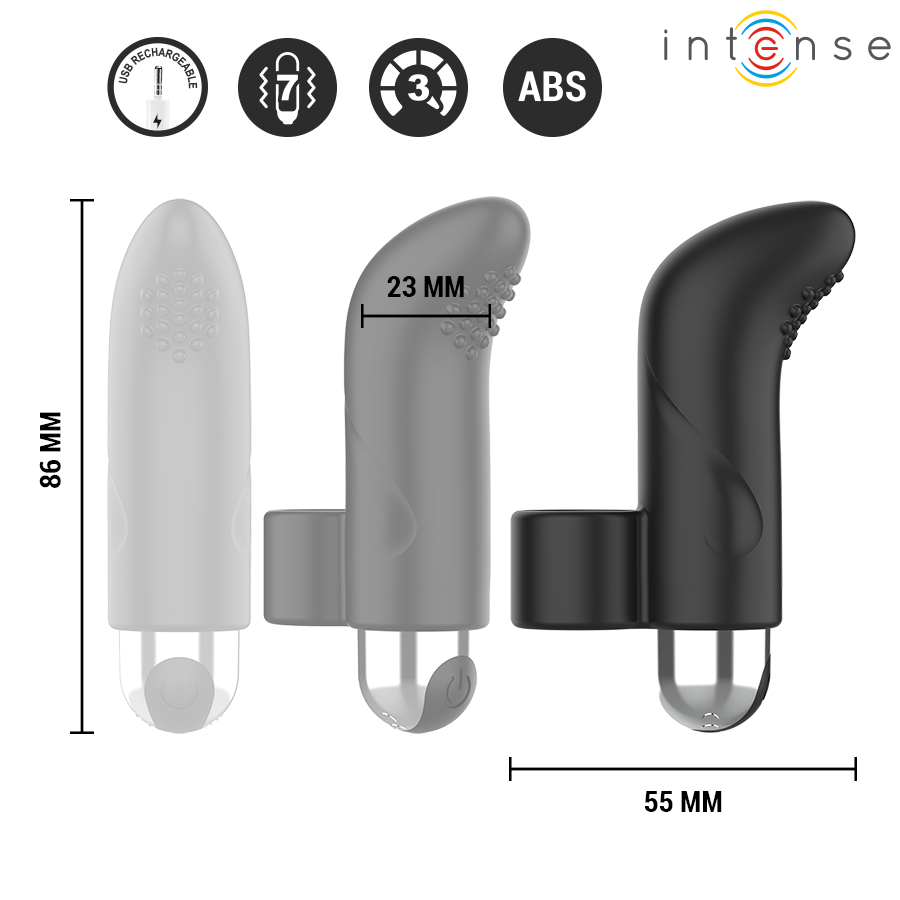 INTENSE FUN TOYS Damiano Stimulateur Doigt Rechargeable — vue alternative