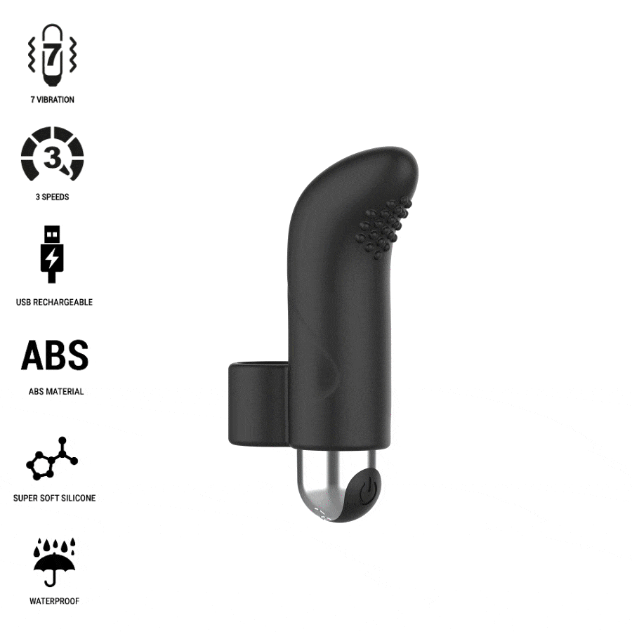 INTENSE FUN TOYS Damiano Stimulateur Doigt Rechargeable — vue arrière