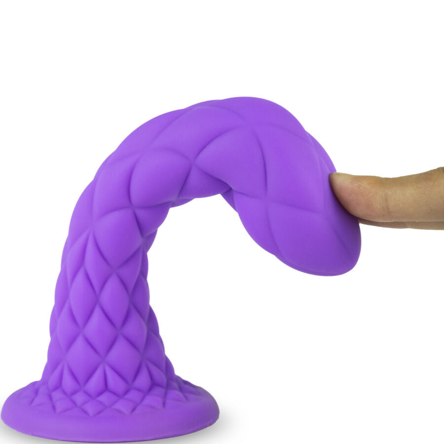 SILEXD - Dreamy Dildo Fantasy Silicone Liquide Thermoréactif Violet 18,5 Cm