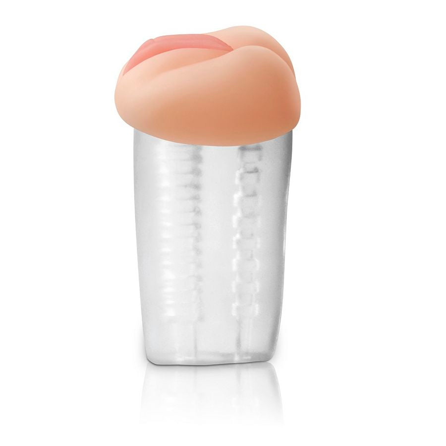 EXTREME TOYZ MASTURBATEUR VAGIN NATUREL - TRANSPARENT — vue arrière