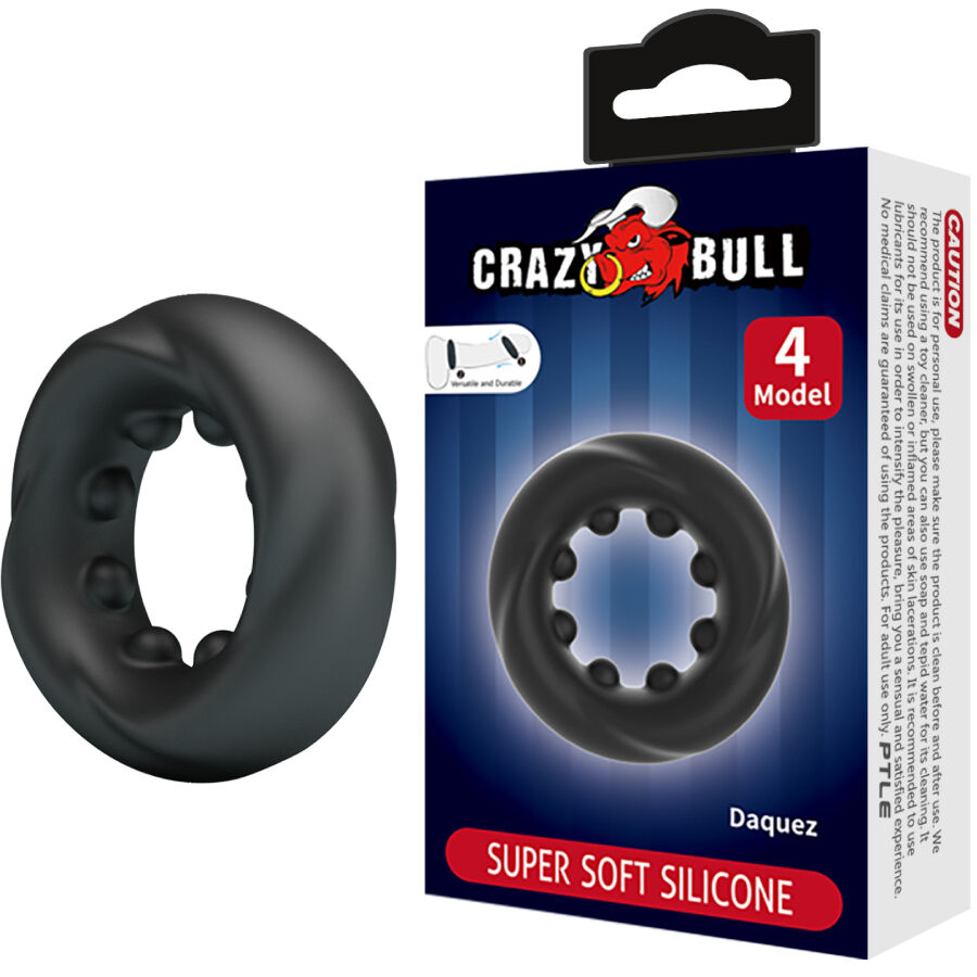CRAZY BULL BAGUE SILICONE DAQUEZ MODÈLE 4 - Aura Intime