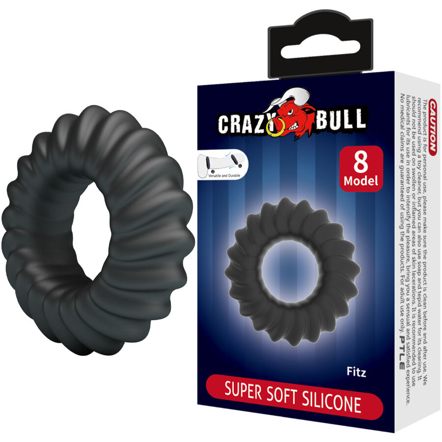 CRAZY BULL BAGUE SILICONE FITZ MODÈLE 8 - Aura Intime