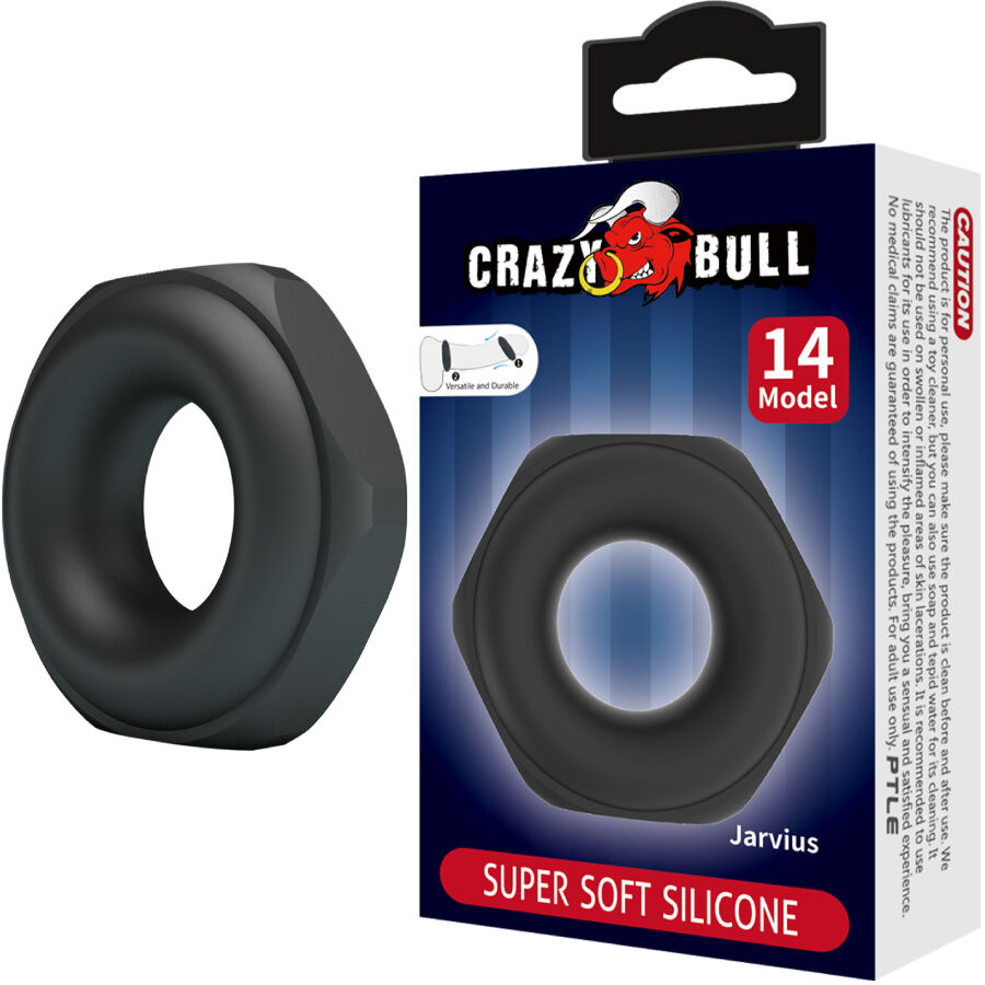 CRAZY BULL BAGUE SILICONE JARVIUS MODÈLE 14 - Aura Intime