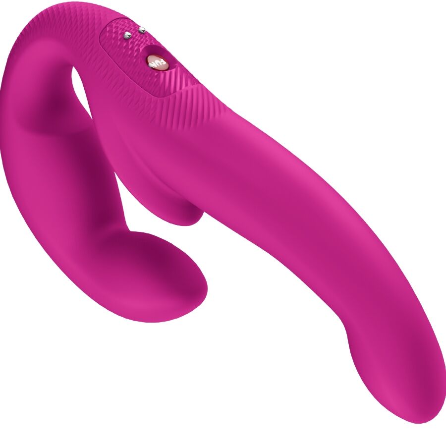 FUN FACTORY SHARE VIBE PRO DOUBLE GODEMICHET VIBRANT MAGENTA — vue détaillée