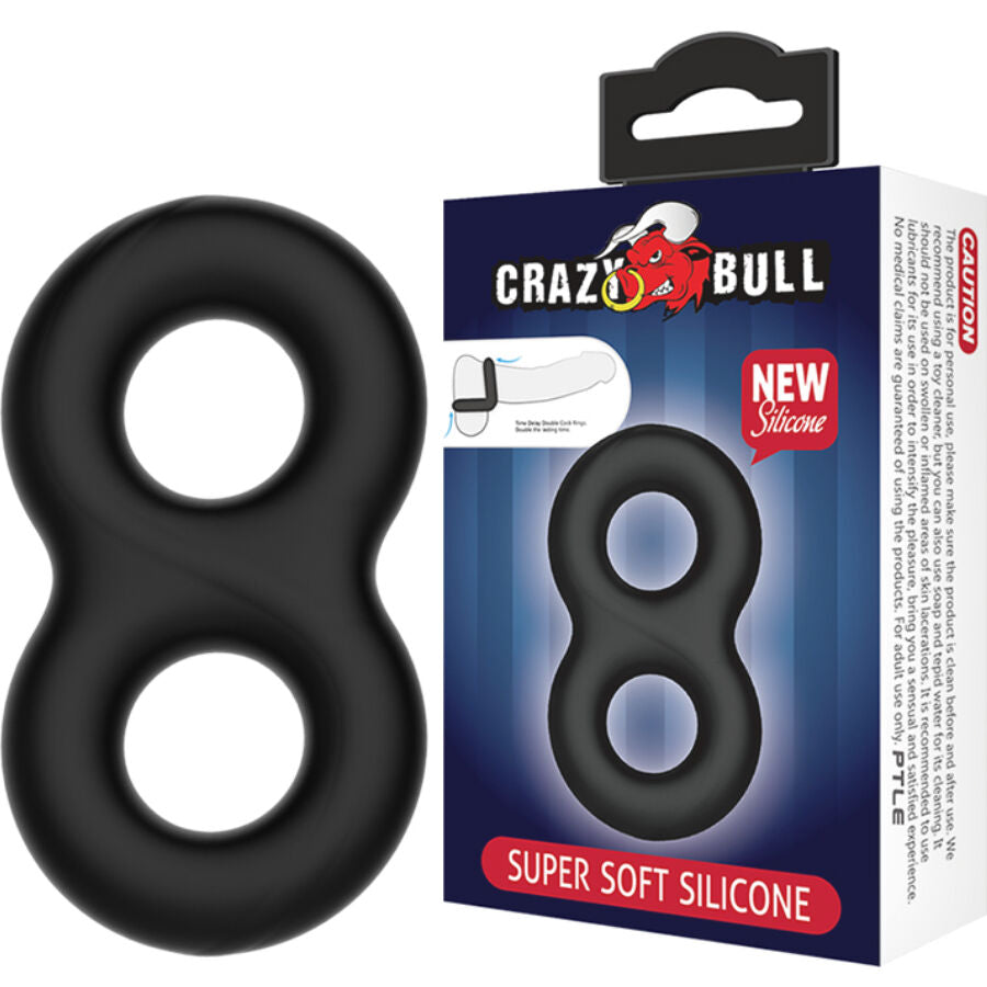 CRAZY BULL BAGUE SILICONE DOUBLE INFINITY - Aura Intime