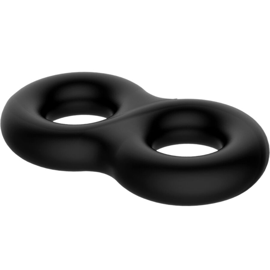 CRAZY BULL - Bague En Silicone Double Infinity
