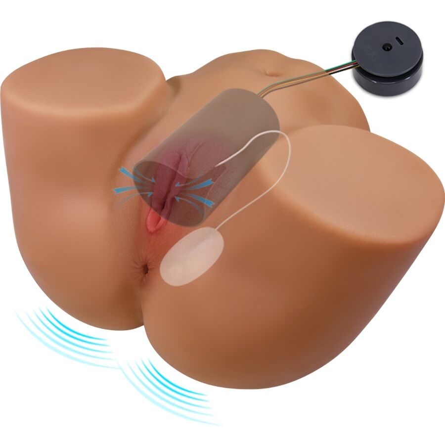 CRAZY BULL GERIANN VIBRATEUR SUÇON FÉMININ RÉALISTE SON 5,5 KG — vue arrière