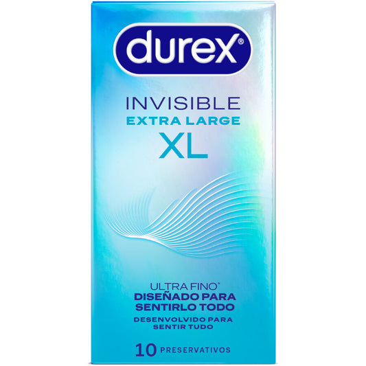 DUREX CONDOMS Préservatifs Invisibles Xl 10 Unités - Aura Intime