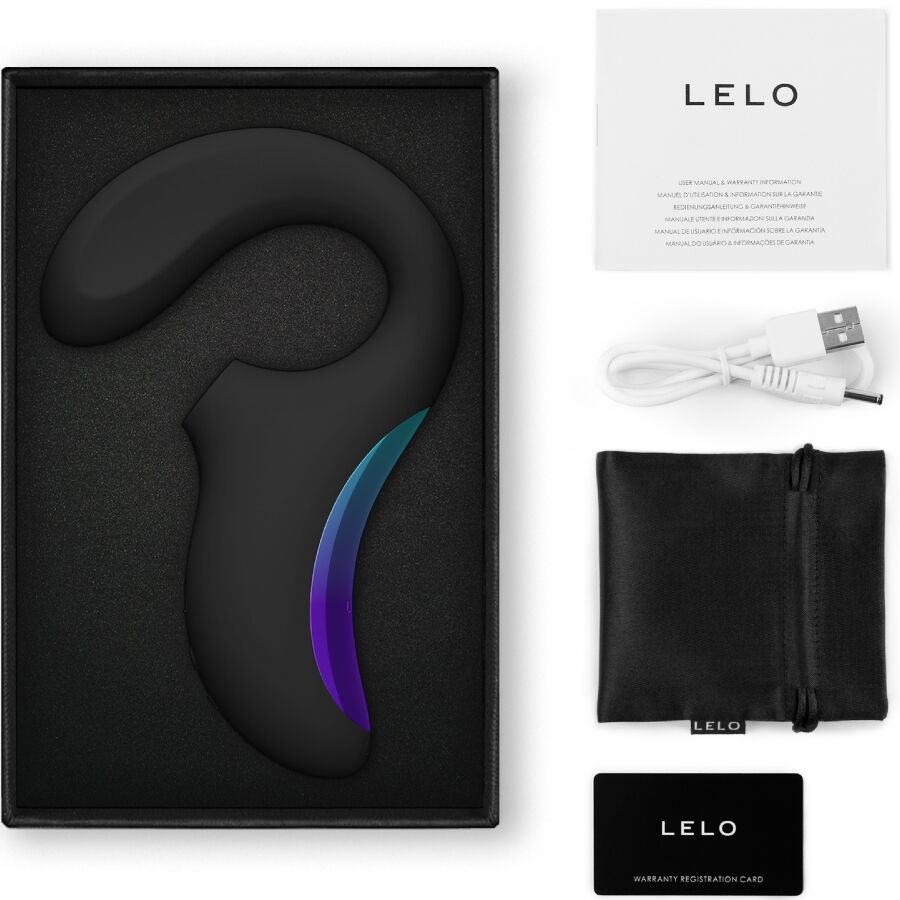 LELO Enigma Wave Vibration Triple Massager Noir — vue alternative