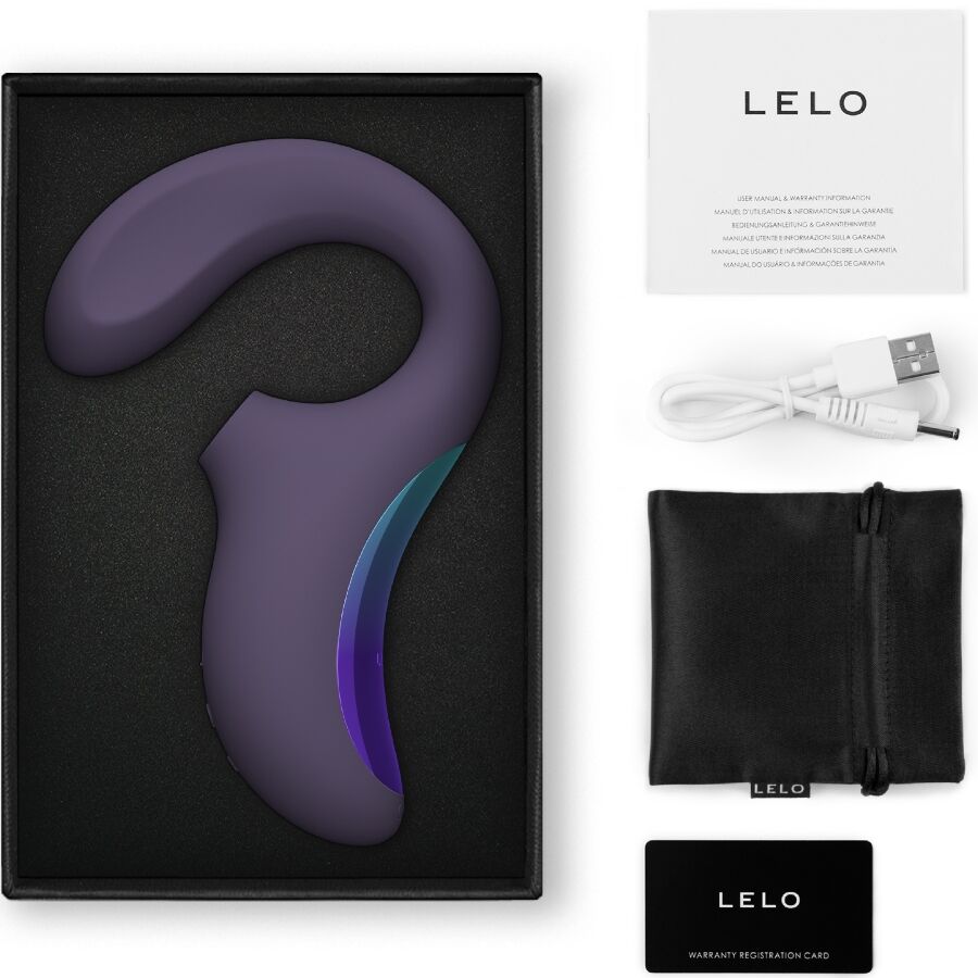 LELO Enigma Wave Masseur Triple Vibration Cyber Purple — vue alternative